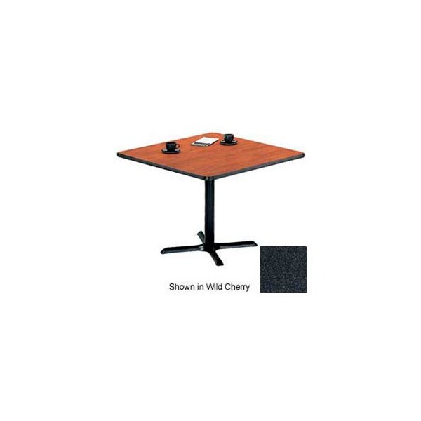 Phoenix Office Furn. Premier Hospitality 24in Square Restaurant Table, Graphite LR2424GHX - main